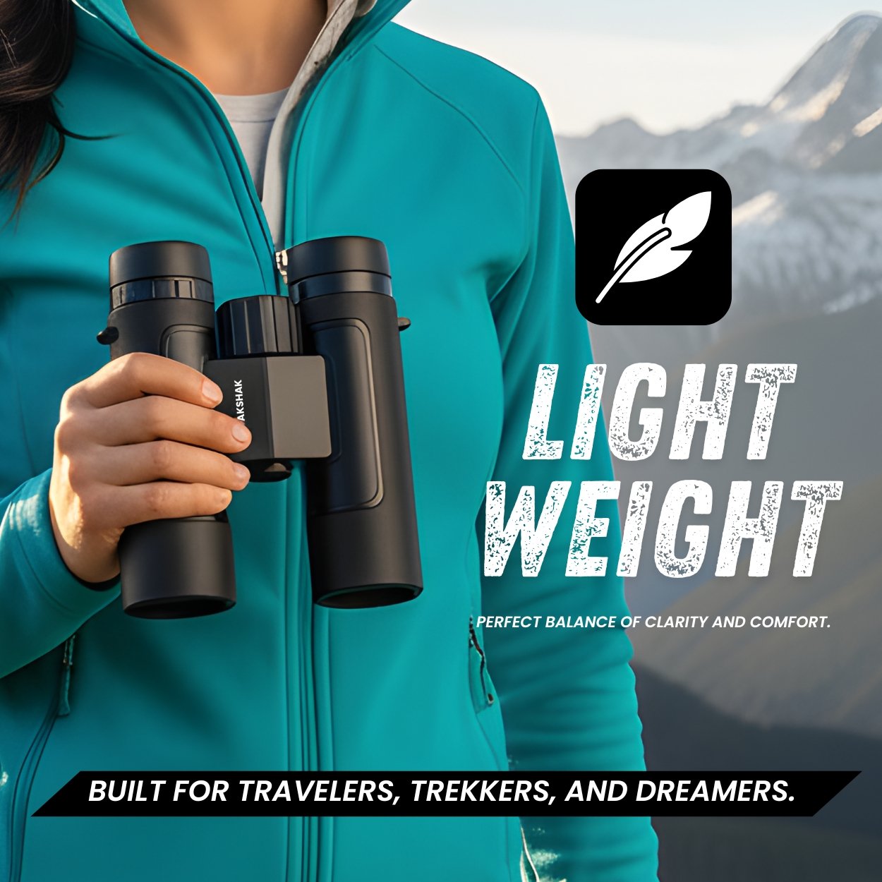 Vanrakshak Drishti 10X42 Professional Binoculars, High Power Long Range Binoculars, Waterproof & Fogproof, for Bird Watching, Wildlife & Safari (Drishti 10X42) - Image 2