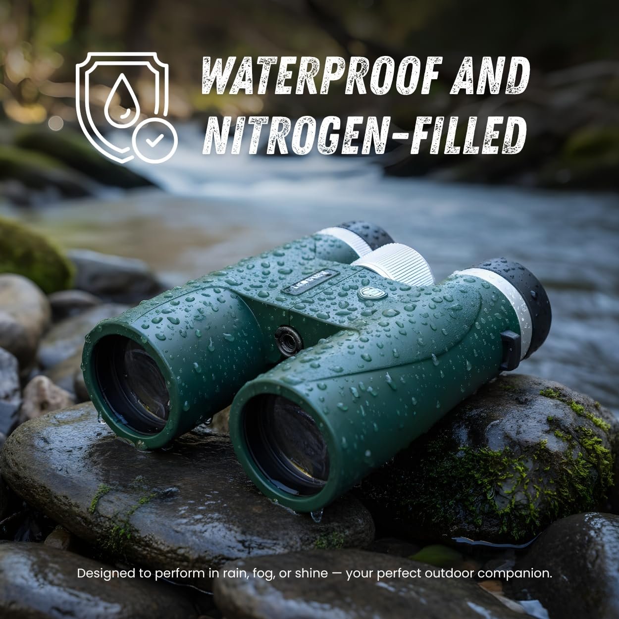 Vanrakshak Tejas 10x42 Pro Professional Binoculars, High Power & Long Range, Water & Fogproof, FMC Optics with BK7 Roof Prism, 106.5m FOV, 3.5m Close Focus, for Bird Watching, Wildlife & Safari - Image 3